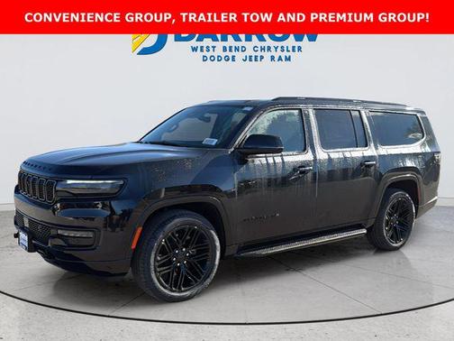 Diamond Black Crystal Pearlcoat 2025 Jeep Wagoneer L Series II Carbide 4x4