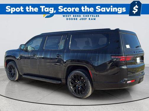 Diamond Black Crystal Pearlcoat 2025 Jeep Wagoneer L Series II Carbide 4x4