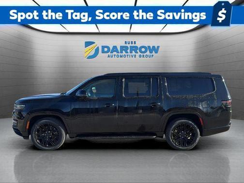 Diamond Black Crystal Pearlcoat 2025 Jeep Wagoneer L Series II Carbide 4x4