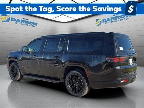 Diamond Black Crystal Pearlcoat 2025 Jeep Wagoneer L Series II Carbide 4x4