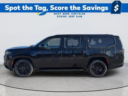 Diamond Black Crystal Pearlcoat 2025 Jeep Wagoneer L Series II Carbide 4x4