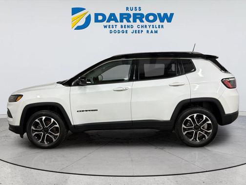 Bright White Clearcoat 2022 Jeep Compass Limited