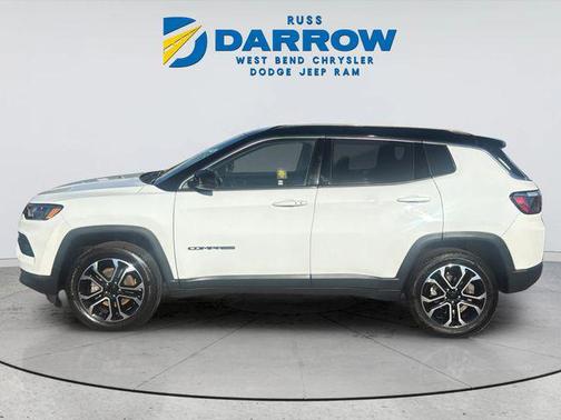 Bright White Clearcoat 2022 Jeep Compass Limited