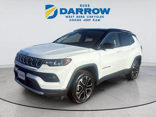 Bright White Clearcoat 2022 Jeep Compass Limited