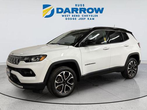 Bright White Clearcoat 2022 Jeep Compass Limited