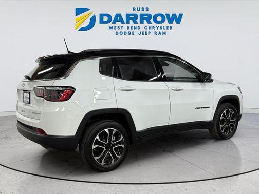 Bright White Clearcoat 2022 Jeep Compass Limited