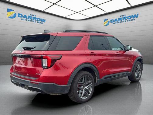 Red Metallic 2025 Ford Explorer ST-Line