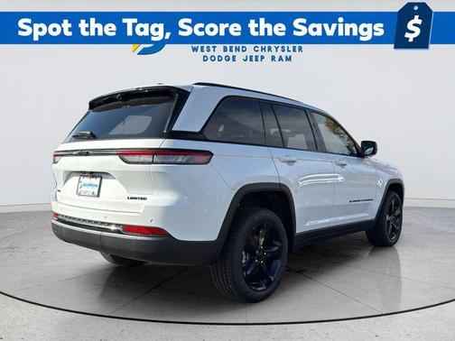 Bright White Clearcoat 2025 Jeep Grand Cherokee Limited