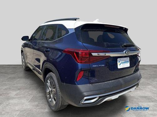 Dark Ocean Blue/White Roof 2021 Kia Seltos S