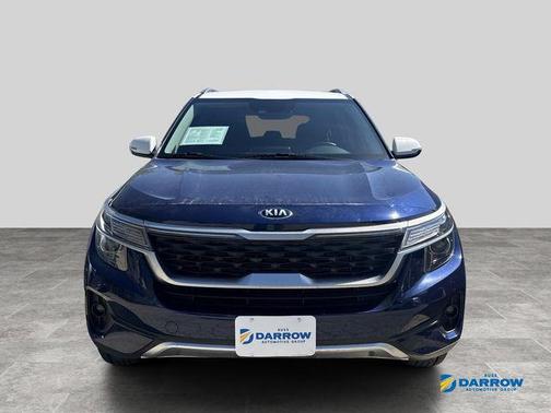 Dark Ocean Blue/White Roof 2021 Kia Seltos S