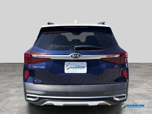 Dark Ocean Blue/White Roof 2021 Kia Seltos S