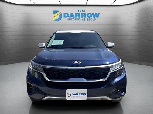 Dark Ocean Blue/White Roof 2021 Kia Seltos S