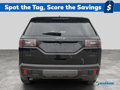 Diamond Black Crystal Pearlcoat 2026 Jeep Cherokee Laredo 4x4