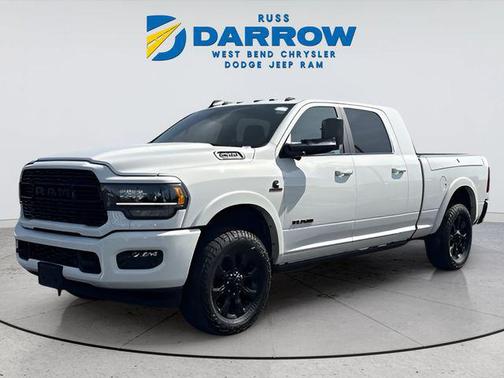 Pearl White 2021 RAM 2500 Limited Mega Cab 4x4 6'4' Box