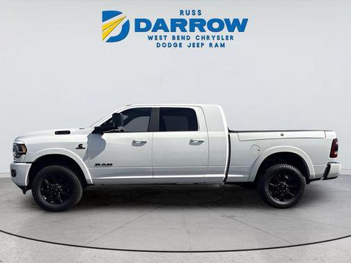 Pearl White 2021 RAM 2500 Limited Mega Cab 4x4 6'4' Box