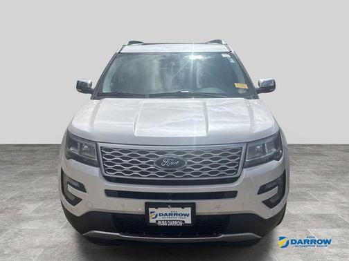 White Platinum 2017 Ford Explorer Platinum