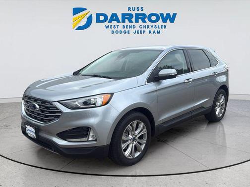 Silver Metallic 2021 Ford Edge Titanium