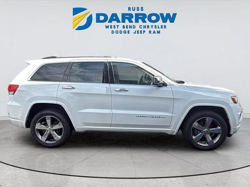Bright White Clearcoat 2015 Jeep Grand Cherokee Overland