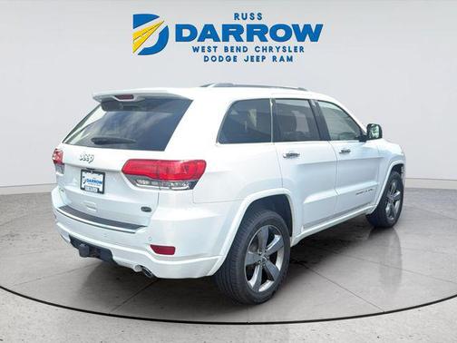 Bright White Clearcoat 2015 Jeep Grand Cherokee Overland