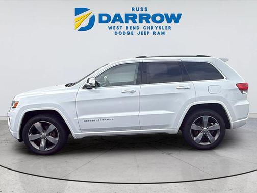 Bright White Clearcoat 2015 Jeep Grand Cherokee Overland