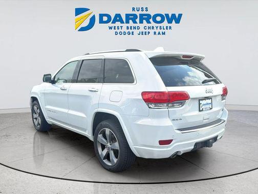 Bright White Clearcoat 2015 Jeep Grand Cherokee Overland