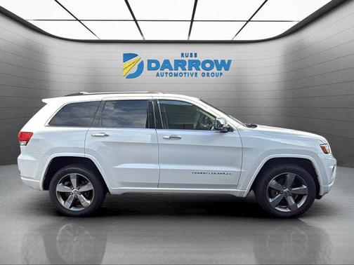 Bright White Clearcoat 2015 Jeep Grand Cherokee Overland