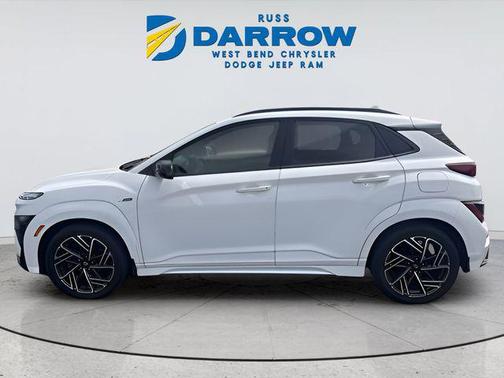 Lunar White 2022 Hyundai KONA N Line