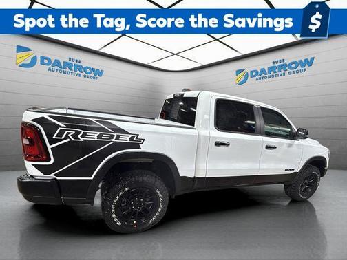 Bright White Clearcoat 2026 RAM 1500 Rebel
