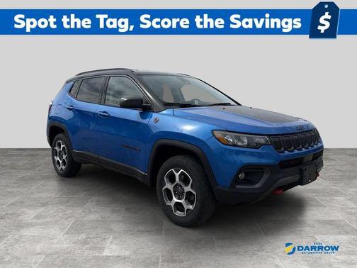 Laser Blue Pearlcoat 2022 Jeep Compass Trailhawk