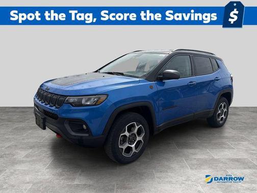 Laser Blue Pearlcoat 2022 Jeep Compass Trailhawk
