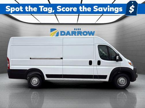 Bright White Clearcoat 2024 RAM ProMaster 3500 High Roof