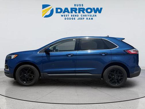 Atlas Blue Metallic 2022 Ford Edge SEL