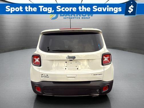 Alpine White Clearcoat 2020 Jeep Renegade Limited