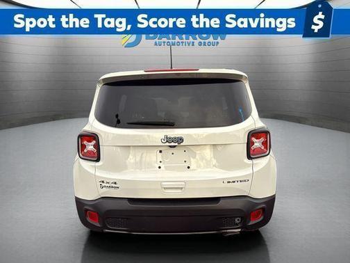 Alpine White Clearcoat 2020 Jeep Renegade Limited