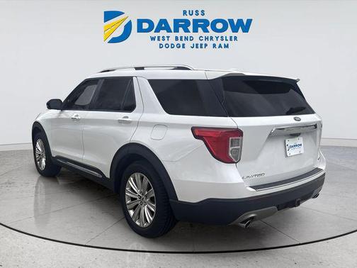 Star White Metallic Tri-Coat 2020 Ford Explorer Limited