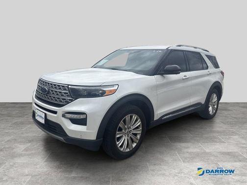 Star White Metallic Tri-Coat 2020 Ford Explorer Limited
