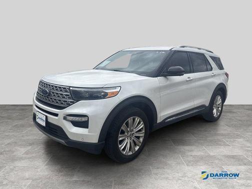 Star White Metallic Tri-Coat 2020 Ford Explorer Limited