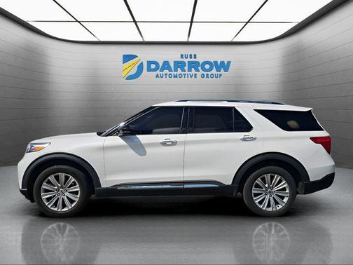 Star White Metallic Tri-Coat 2020 Ford Explorer Limited