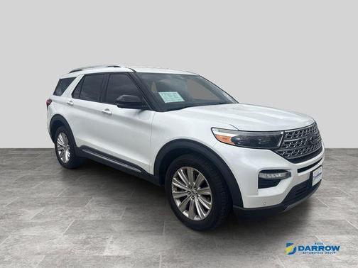 Star White Metallic Tri-Coat 2020 Ford Explorer Limited