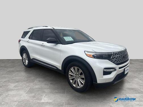 Star White Metallic Tri-Coat 2020 Ford Explorer Limited