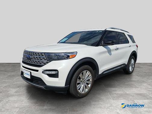 Star White Metallic Tri-Coat 2020 Ford Explorer Limited