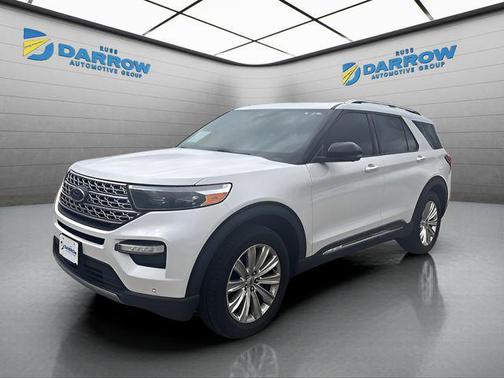 Star White Metallic Tri-Coat 2020 Ford Explorer Limited