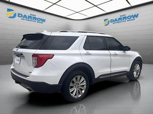 Star White Metallic Tri-Coat 2020 Ford Explorer Limited