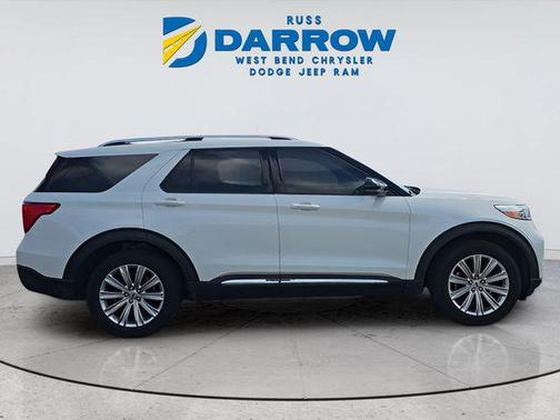 Star White Metallic Tri-Coat 2020 Ford Explorer Limited