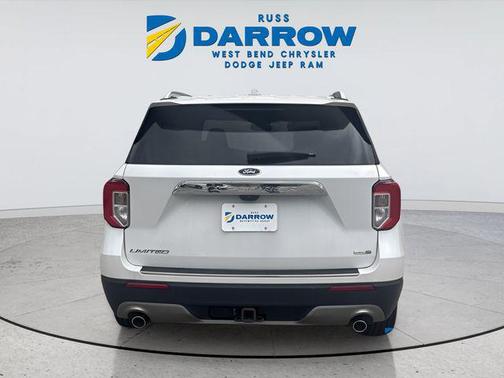 Star White Metallic Tri-Coat 2020 Ford Explorer Limited