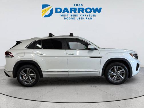 Opal White 2024 Volkswagen Atlas Cross Sport 2.0T SEL