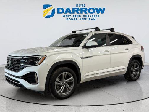 Opal White 2024 Volkswagen Atlas Cross Sport 2.0T SEL