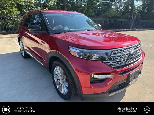 Red Metallic 2020 Ford Explorer Limited