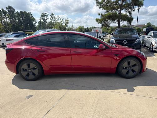 Red Multi-Coat 2022 Tesla Model 3 Base