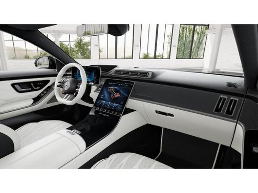 Moonlight White 2026 Mercedes-Benz AMG S 63 E Base